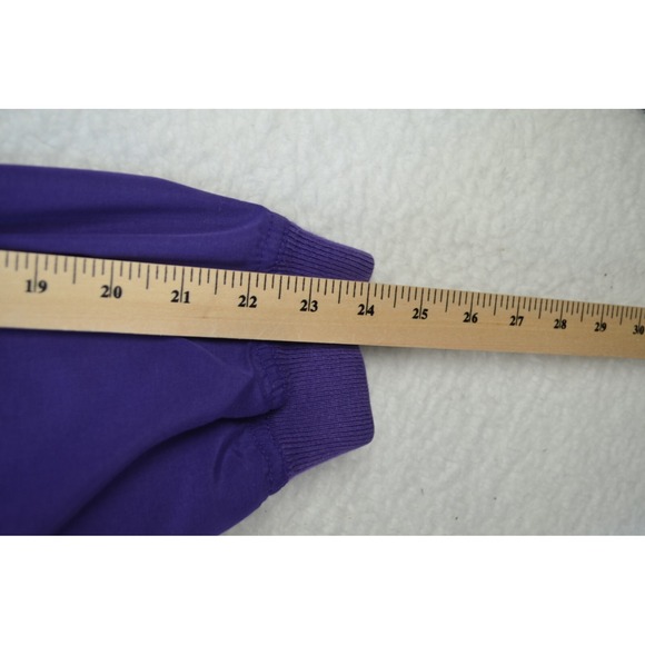 Northwestern Wildcats Jacket Mens XL Purple Pullover Wind Breaker Pockets - Picture 9 of 12
